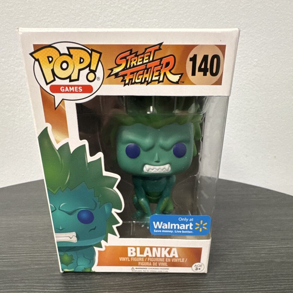 Funko Pop Games Street Fighter Blanka #140 Walmart Exclusive Vinyl Figure